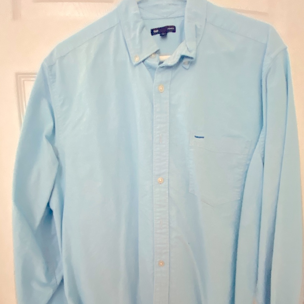 Men’s long sleeve button